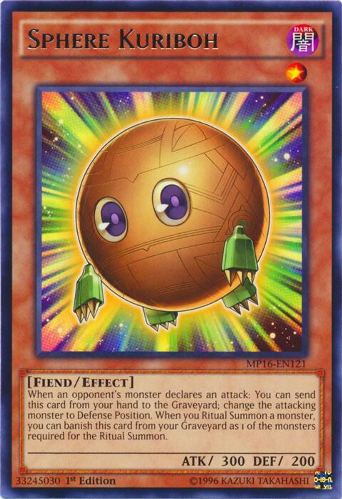 Sphere Kuriboh (MP16-EN121) - Rare