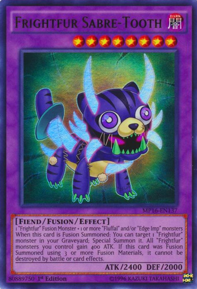 Frightfur Sabre-Tooth (MP16-EN137) - Ultra Rare