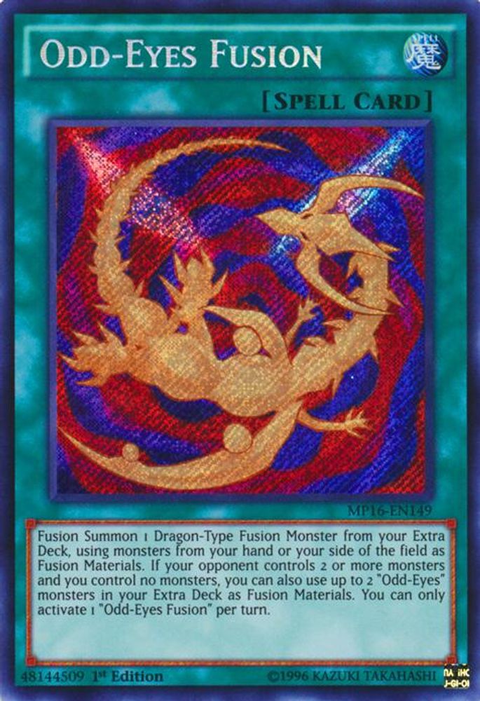 Odd-Eyes Fusion (MP16-EN149) - Secret Rare