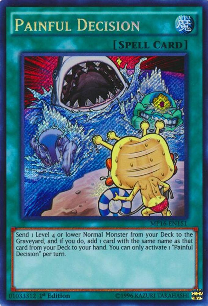Painful Decision (MP16-EN151) - Secret Rare