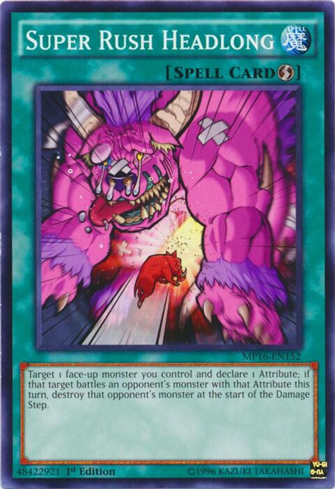 Super Rush Headlong (MP16-EN152) - Common