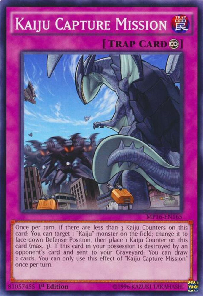 Kaiju Capture Mission (MP16-EN165) - Common