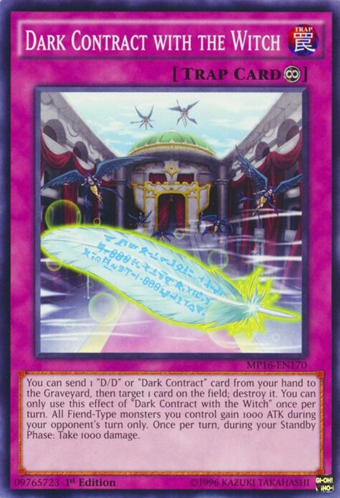 Dark Contract with the Witch (MP16-EN170) - Common