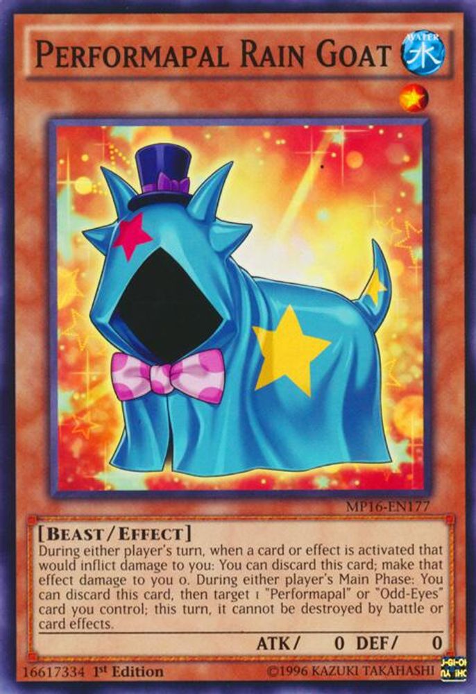 Performapal Rain Goat (MP16-EN177) - Common