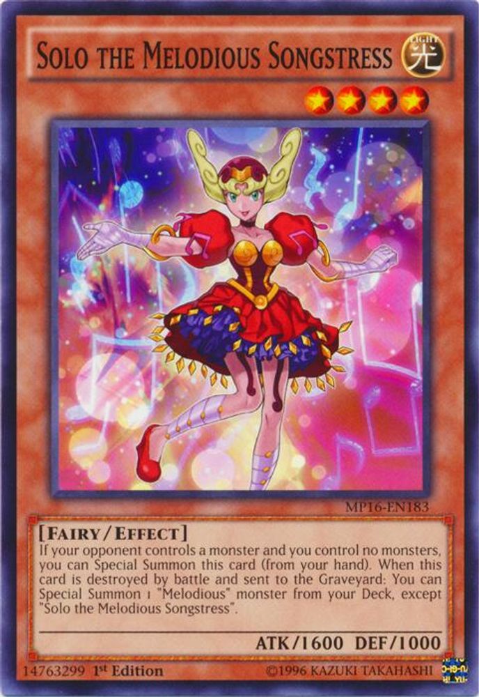 Solo the Melodious Songstress (MP16-EN183) - Common