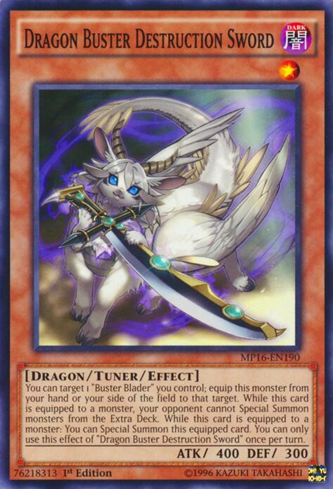 Dragon Buster Destruction Sword (MP16-EN190) - Common