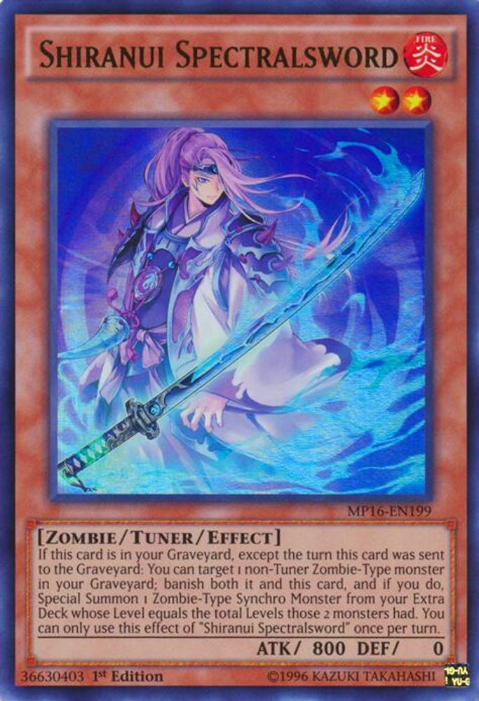 Shiranui Spectralsword (MP16-EN199) - Ultra Rare