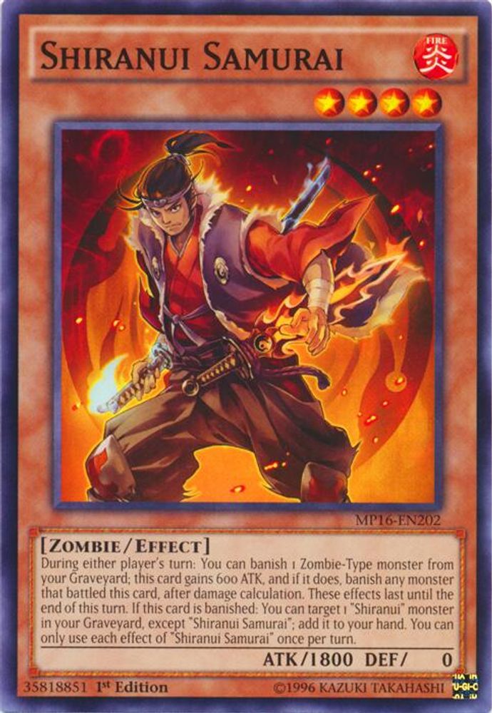Samouraï Shiranui [MP16-EN202] Commun 