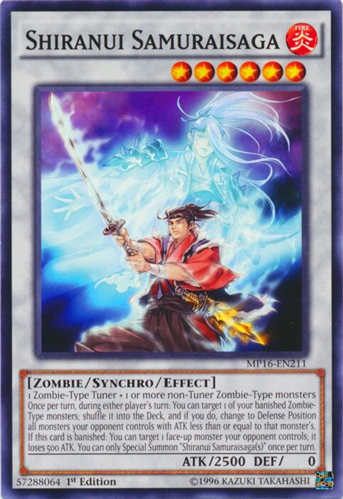 Shiranui Samuraisaga (MP16-EN211) - Common