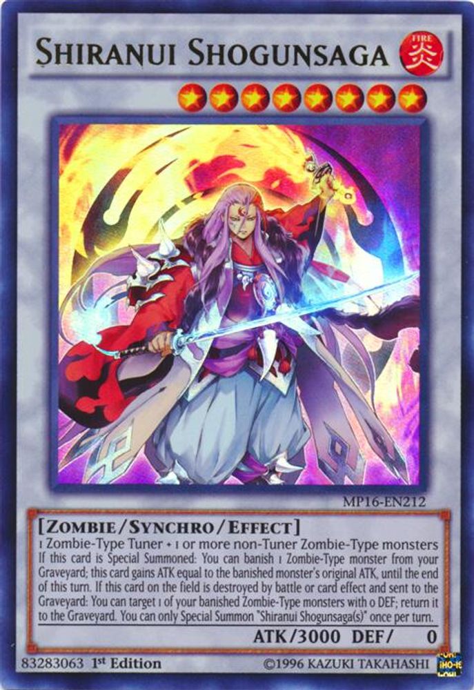 Shiranui Shogunsaga (MP16-EN212) - Ultra Rare