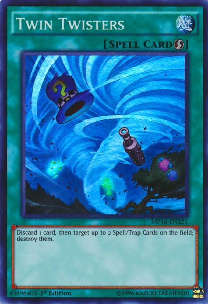 Twin Twisters (MP16-EN221) - Super Rare