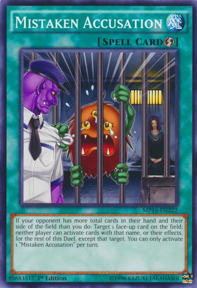 Mistaken Accusation (MP16-EN222) - Common