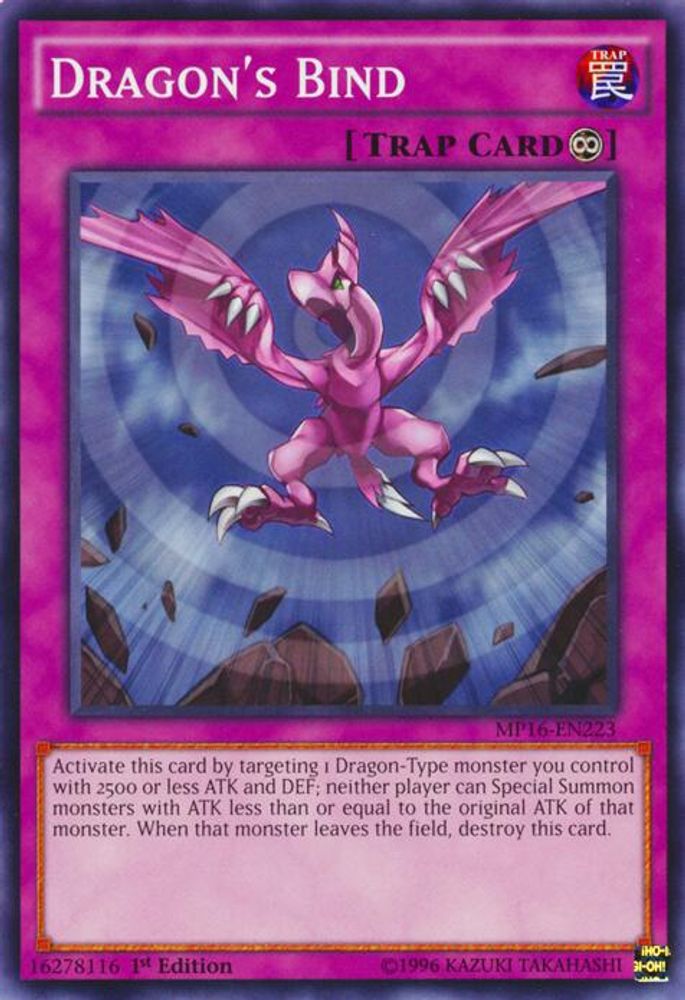 Dragon's Bind (MP16-EN223) - Common