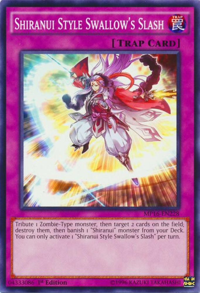 Shiranui Style Swallow's Slash (MP16-EN228) - Common