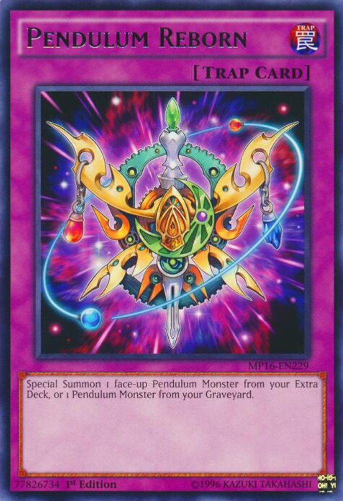 Pendulum Reborn (MP16-EN229) - Rare
