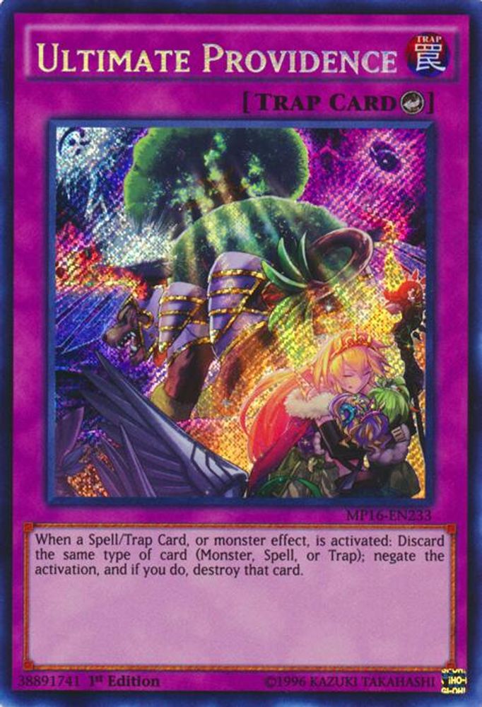 Providence ultime [MP16-EN233] Secret Rare 