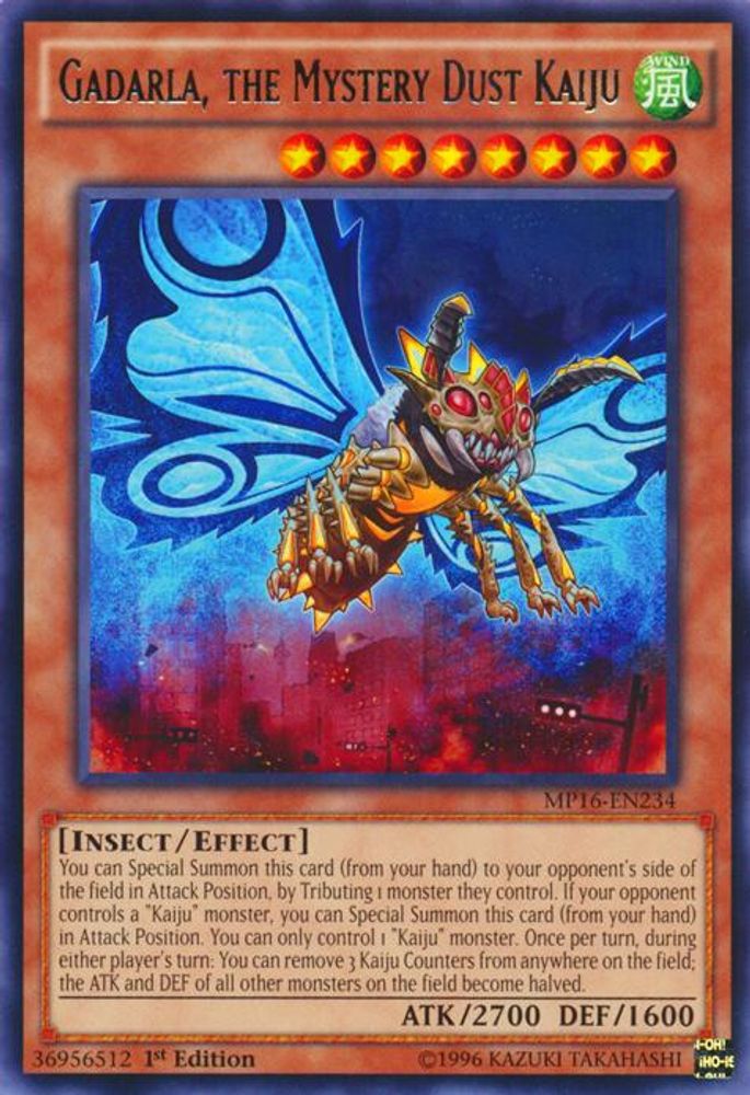 Gadarla, the Mystery Dust Kaiju (MP16-EN234) - Rare
