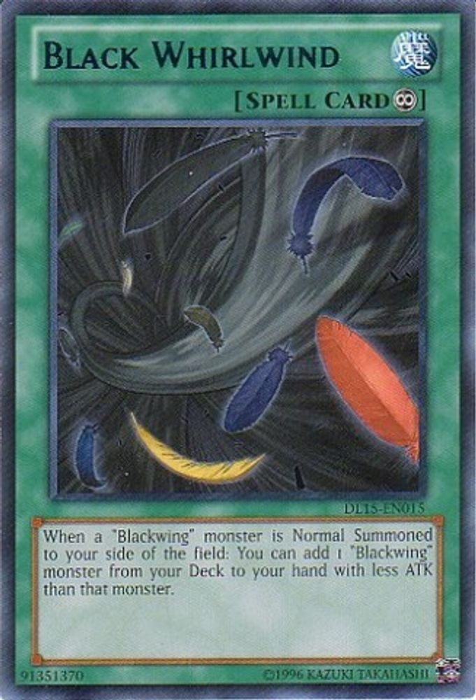 Black Whirlwind (Blue) (DL15-EN015) - Rare