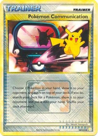 Pokemon Communication - 98/123 (League Promo)/129  - Reverse Holofoil - Promo