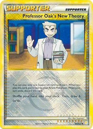 Professor Oak's New Theory - 101/123 (League Promo)/123  - Reverse Holofoil - Promo