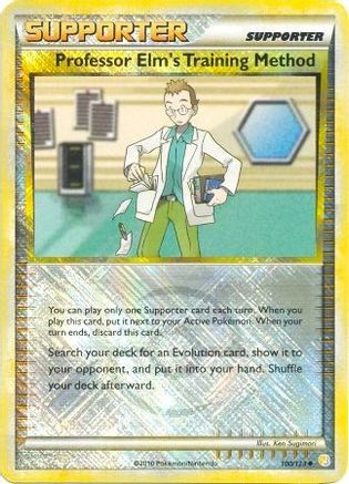Professor Elm's Training Method - 100/123 (League Promo)/123  - Reverse Holofoil - Promo
