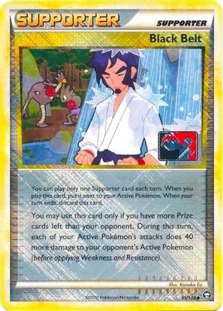 Black Belt - 85/102 (League Promo)/102  - Reverse Holofoil - Promo