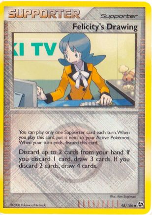 Felicity's Drawing (League Promo) 098/106  - Reverse Holofoil - Promo