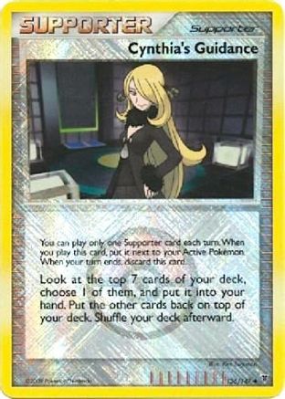 Cynthia's Guidance - 136/147 (League Promo)/147  - Reverse Holofoil - Promo