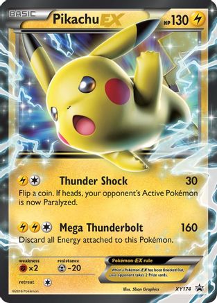 Pikachu EX XY174  - Holofoil - Promo