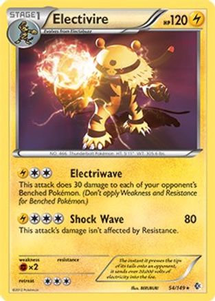 Electivire - 54/149 (BW Boundaries Crossed)/149  - Rare