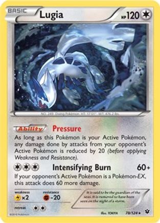 Lugia (78/124) (Exclusivité Theme Deck) [XY : Fates Collide] 