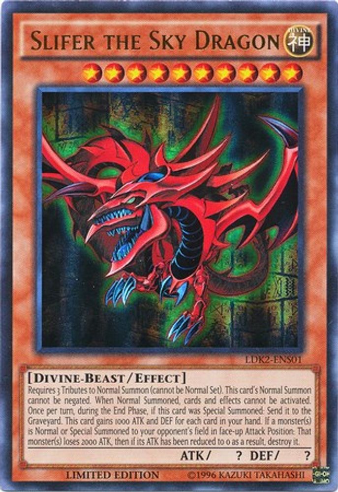 Slifer the Sky Dragon (LDK2-ENS01) - Ultra Rare