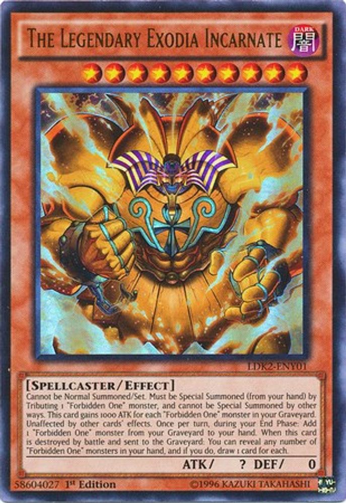 Le légendaire Exodia incarné [LDK2-ENY01] Ultra Rare 