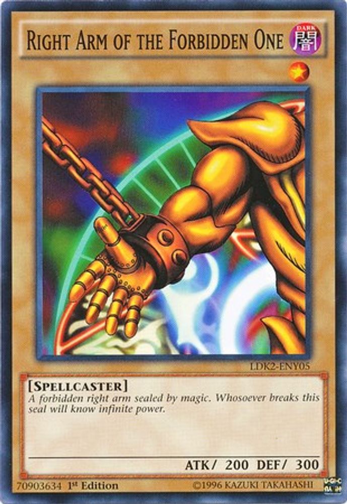 Right Arm of the Forbidden One (LDK2-ENY05) - Common