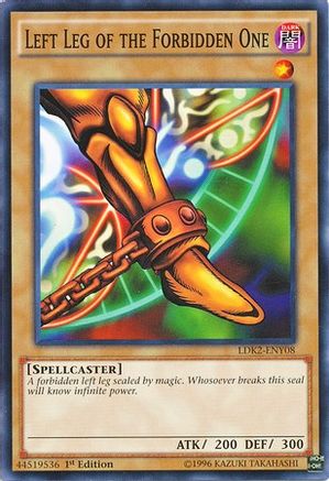 Left Leg of the Forbidden One (LDK2-ENY08) - Legendary Decks II Unlimited