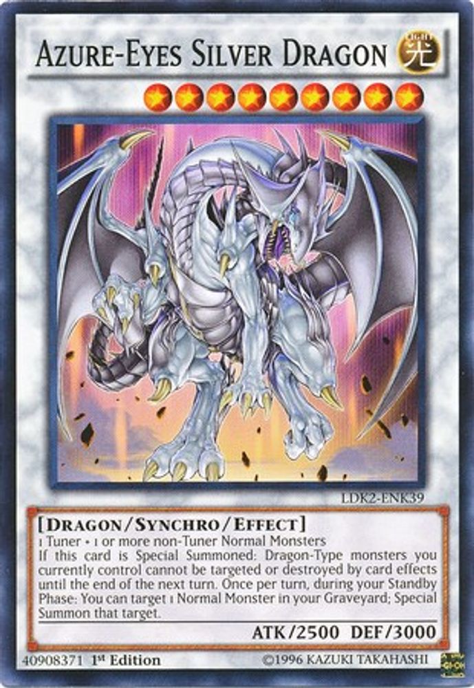 Azure-Eyes Silver Dragon (LDK2-ENK39) - Common