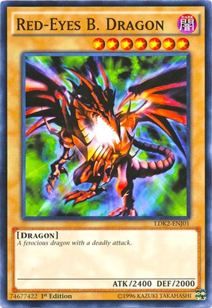 B. Dragon aux yeux rouges [LDK2-ENJ01] Commun 