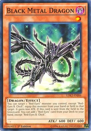 Black Metal Dragon (LDK2-ENJ06) - Common