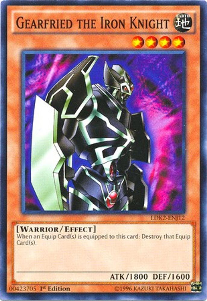 Gearfried the Iron Knight (LDK2-ENJ12) - Common