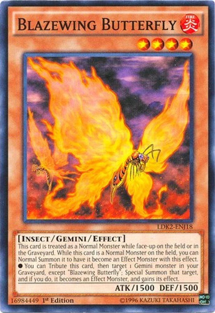 Blazewing Butterfly (LDK2-ENJ18) - Common