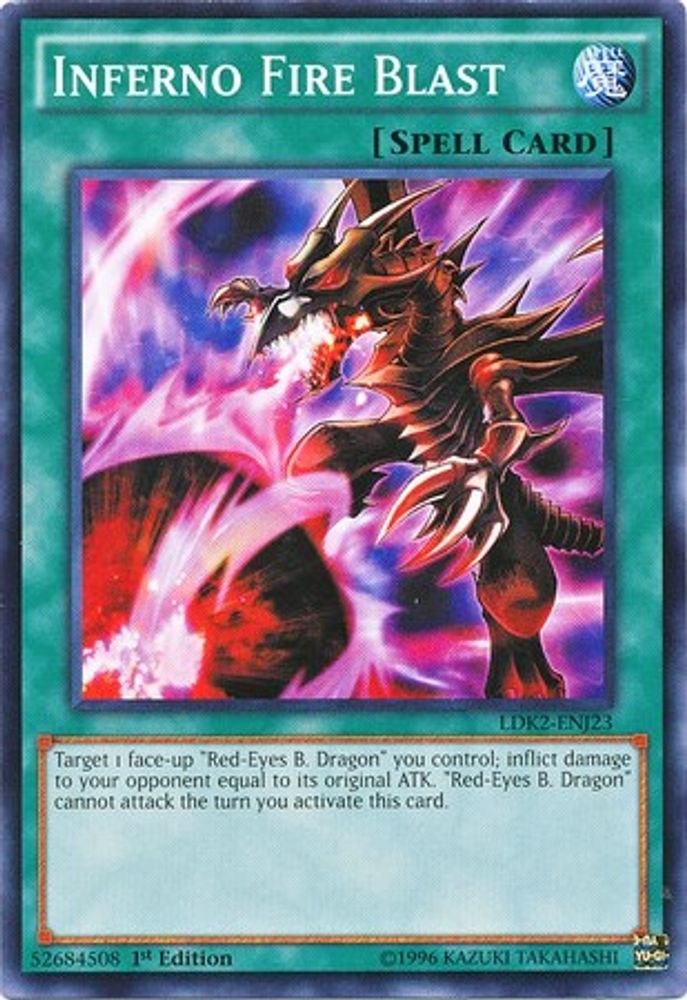 Inferno Fire Blast (LDK2-ENJ23) - Common