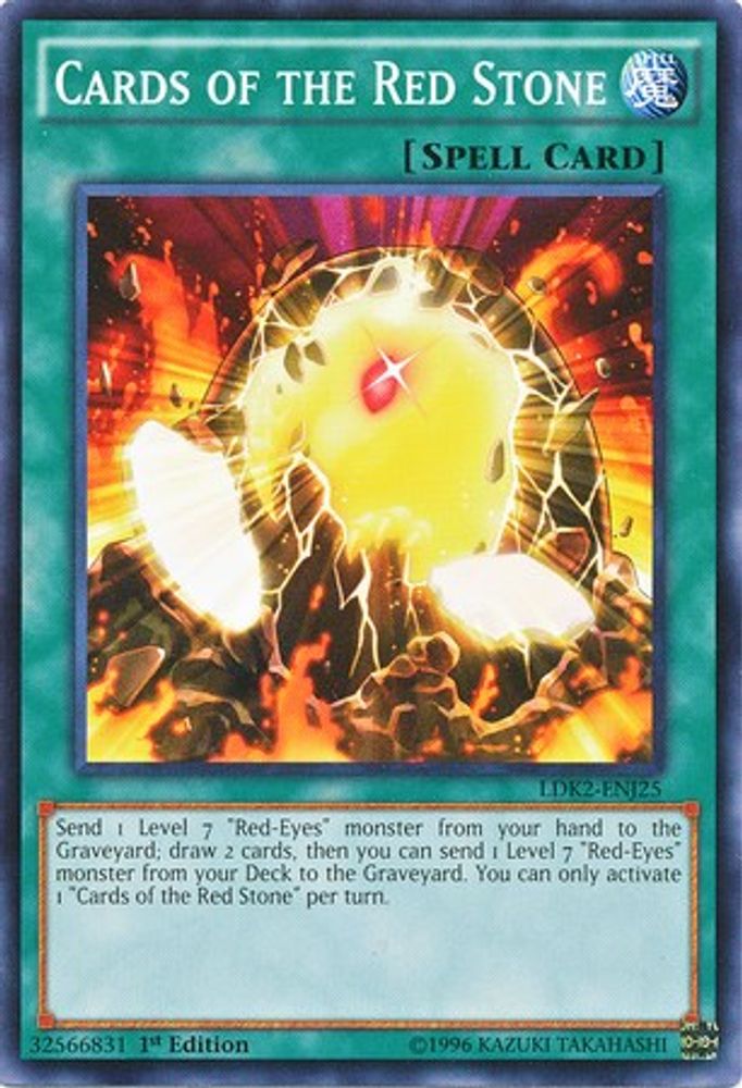 Cards of the Red Stone (LDK2-ENJ25) - Common