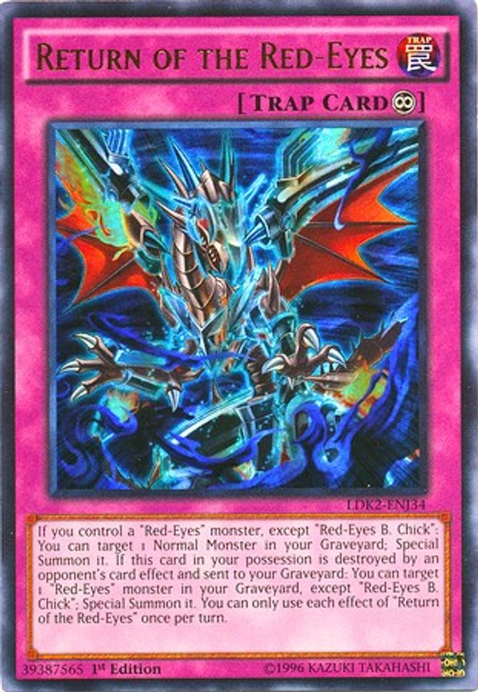 Return of the Red-Eyes (LDK2-ENJ34) - Ultra Rare
