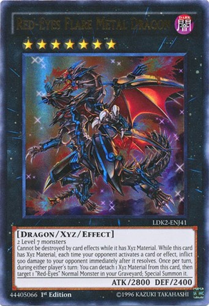 Red-Eyes Flare Metal Dragon (LDK2-ENJ41) - Ultra Rare