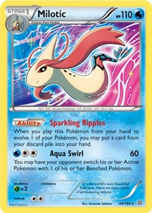 Milotic (XY Primal Clash) 044/160  - Rare