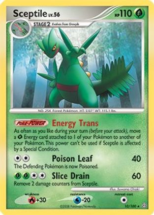 Sceptile - 10/100 (DP Stormfront)/100  - Rare
