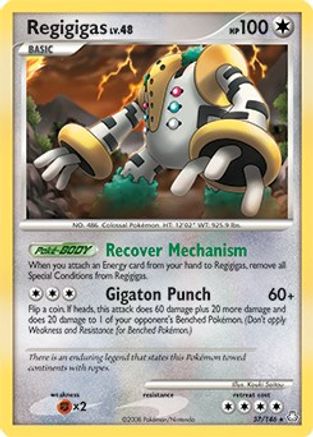 Regigigas (37/146) (Thème Deck exclusif) [Diamond &amp; Pearl : Legends Awakened] 