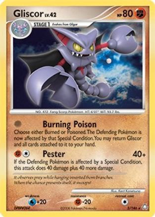 Gliscor (5/146) (Deck thématique exclusif) [Diamond &amp; Pearl : Legends Awakened] 
