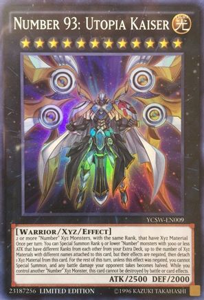 Number 93: Utopia Kaiser (YCSW-EN009) - Super Rare