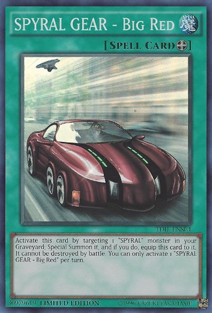 SPYRAL GEAR - Big Red (TDIL-ENSE4) - Super Rare